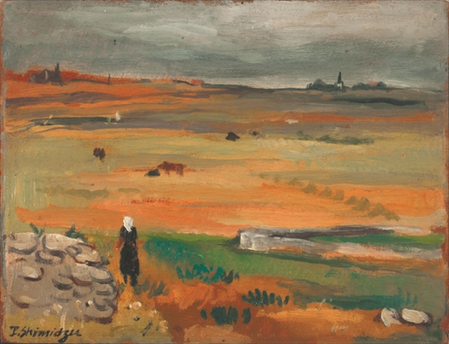 《キブロン「牧場」》渡仏期（1923～1928年）個人蔵